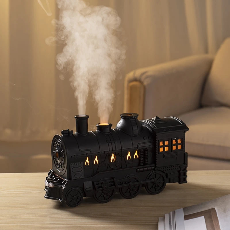 Sensory Rail-Train Humidifier with LED Lights for Aromatherapy